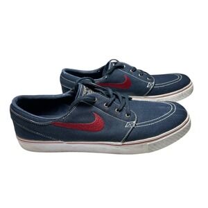 Nike SB Zoom Stefan Janoski Canvas Sneakers Men's Size 13 Blue 615957-467 Skater